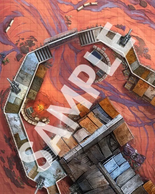 Starfinder Flip-Mat : Renegade Outpost