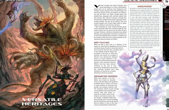 Starfinder Second Edition - Galactic Ancestries