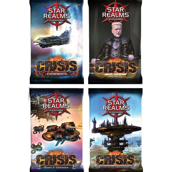Star Realms - Crisis : Lot de 4 Packs