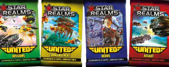 Star Realms - United : Lot de 4 Packs