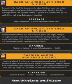 Star Wars: Legion - Cassian Andor, Jyn Erso & K-2SO