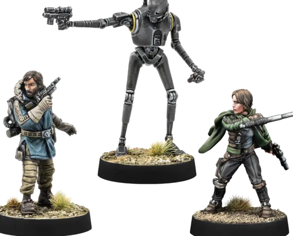 Star Wars: Legion - Cassian Andor, Jyn Erso & K-2SO