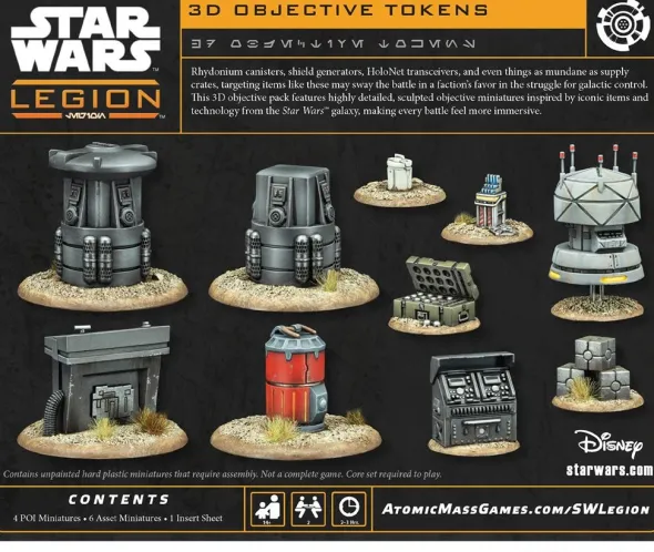 Star Wars: Legion - 3D Objective Tokens