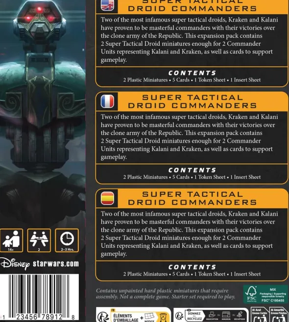 Star Wars: Legion – Super Tactical Droid Commanders