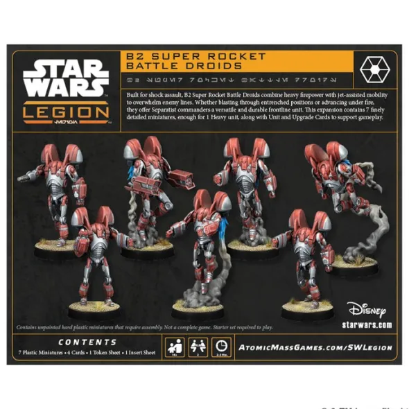 Star Wars : Légion - B2 Super Rocket Battle Droids