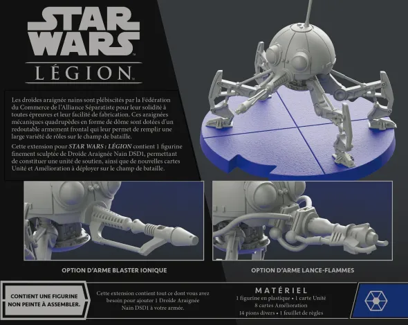 Star Wars : Légion - Droïde Araignée Nain DSD1