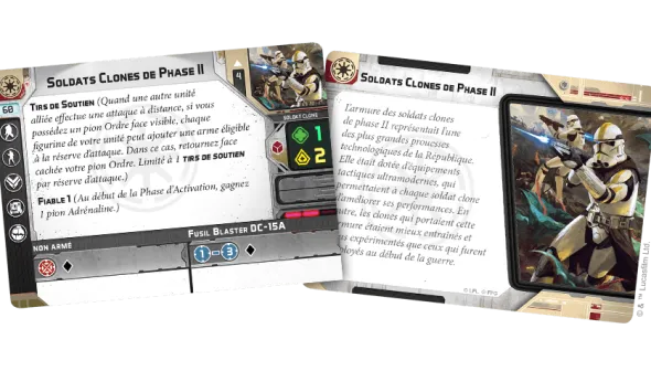 Star Wars : Légion - Soldats Clone de Phase II