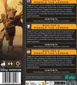 Star Wars : Légion - Sun Fac & Poggle the Lesser