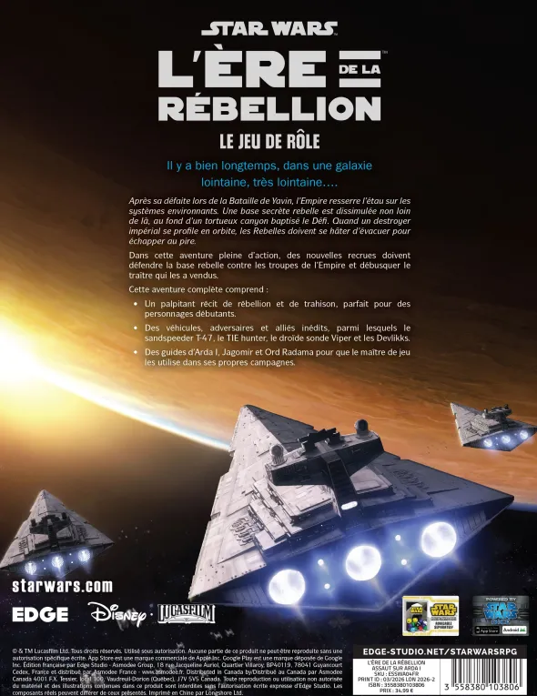 Star Wars : L'Ère de la Rébellion - Assaut sur Arda I