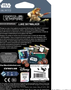 Star Wars Unlimited : Cendres de l'Empire - Deck de Démarrage : Luke Skywalker