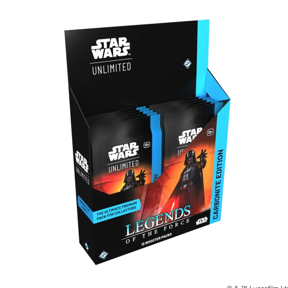 Star Wars Unlimited : Legends of the Force - Carbonite Edition Booster Display