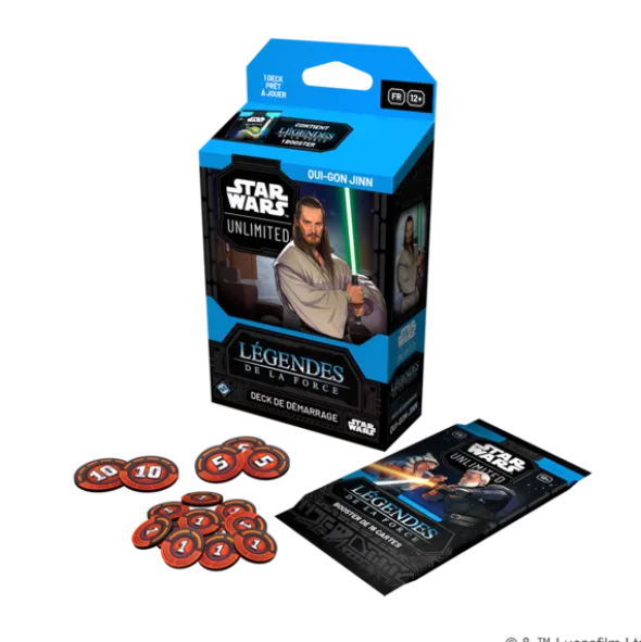 Star Wars Unlimited : Légendes de la Force - Deck de Démarrage : Qui-Gon
