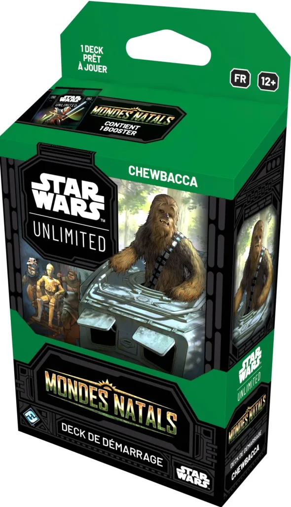 Star Wars Unlimited : Mondes Natals - Deck de Démarrage : Chewbacca