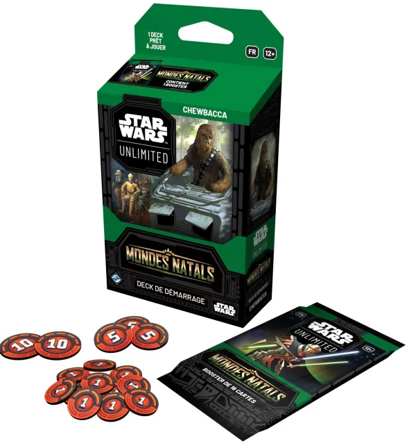Star Wars Unlimited : Mondes Natals - Deck de Démarrage : Chewbacca