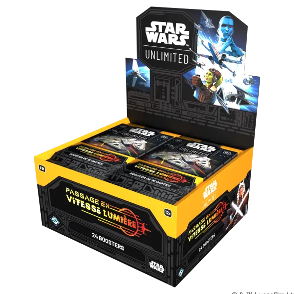 Star Wars Unlimited : Passage en Vitesse Lumière - Boite de 24 Boosters