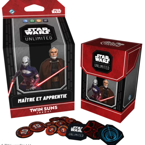 Star Wars Unlimited : Twin Suns - Deck Maître et Apprentie