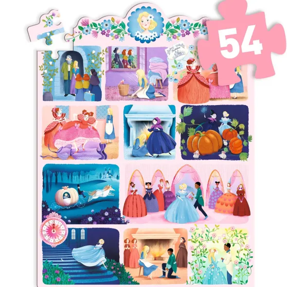 Story Puzzle - Cendrillon - 54 Pièces
