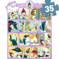 Story Puzzle - Le Petit Chaperon Rouge - 35 Pièces