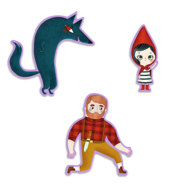Story Puzzle - Le Petit Chaperon Rouge - 35 Pièces