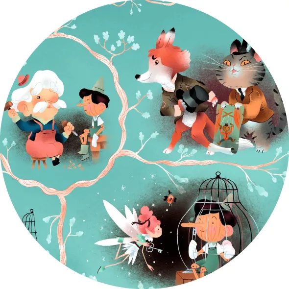 Story Puzzle - Pinocchio - 54 Pièces