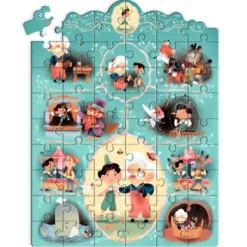 Story Puzzle - Pinocchio - 54 Pièces