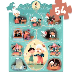 Story Puzzle - Pinocchio - 54 Pièces
