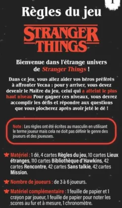 Stranger Things - Le Grand Jeu