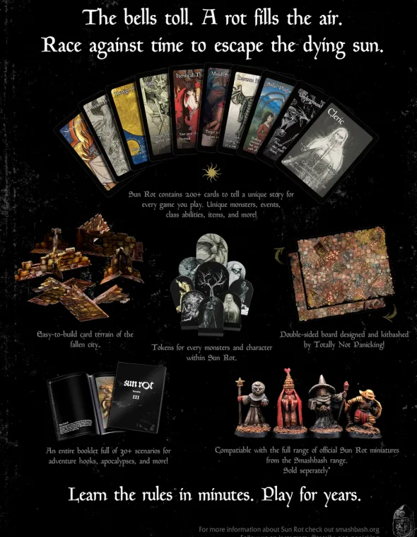 Sun Rot : Cooperative Grimdark Board Game