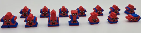 Superhero set 2 - Carcassonne Big Box Meeples