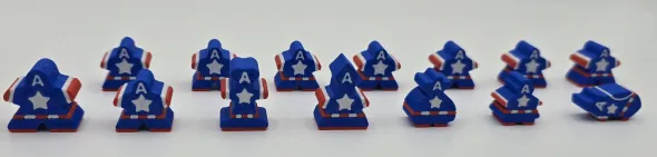 Superhero set 2 - Carcassonne Big Box Meeples