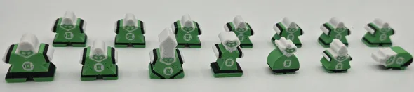 Superhero set 1 - Carcassonne Big Box Meeples