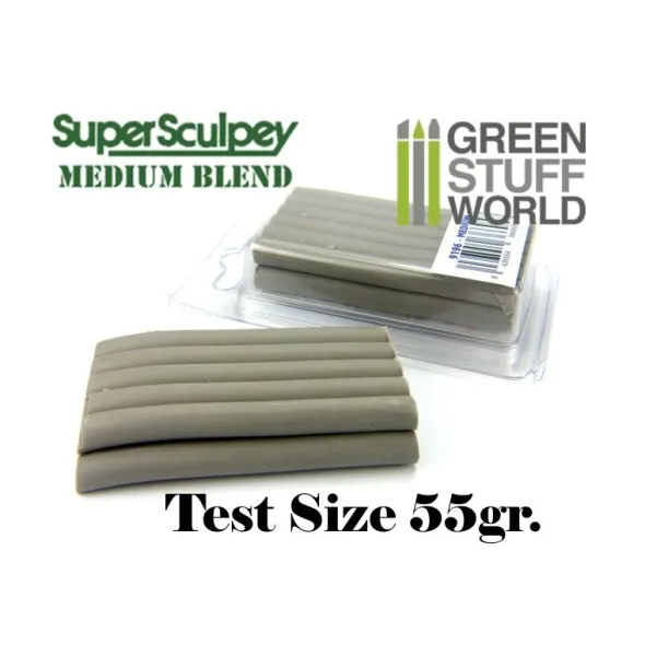 Super Sculpey Medium Blend 55 gr. - Taille d'essai