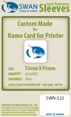 Swan Panasia - Card Sleeves Premium - 55x91mm - 80p