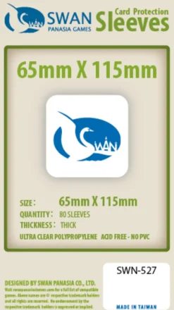 Swan Panasia - Card Sleeves Premium - 65x115mm - 80p