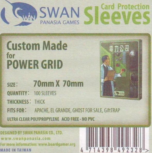 Swan Panasia - Card Sleeves Premium - 70x70mm - 100p