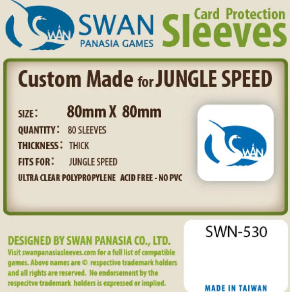 Swan Panasia - Card Sleeves Premium - 80x80mm - 80p