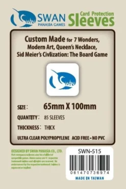 Swan Panasia - Card Sleeves Premium - 65x100mm - 85p
