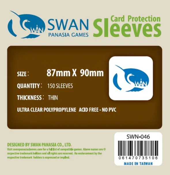 Swan Panasia - Card Sleeves Standard - 87x90mm - 150p