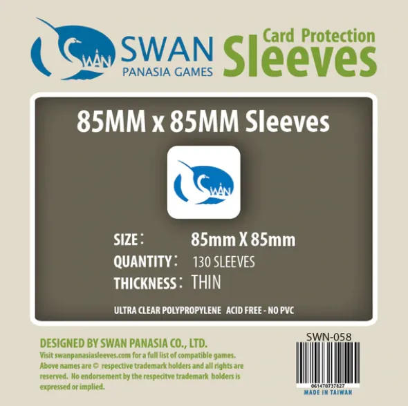 Swan Panasia - Card Sleeves Standard - 85x85mm - 130p