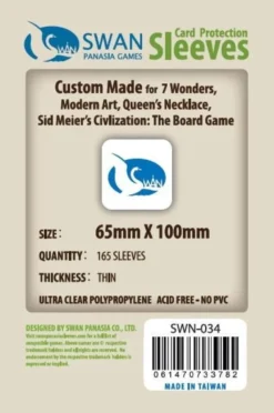 Swan Panasia - Card Sleeves Standard - 65x100mm - 165p