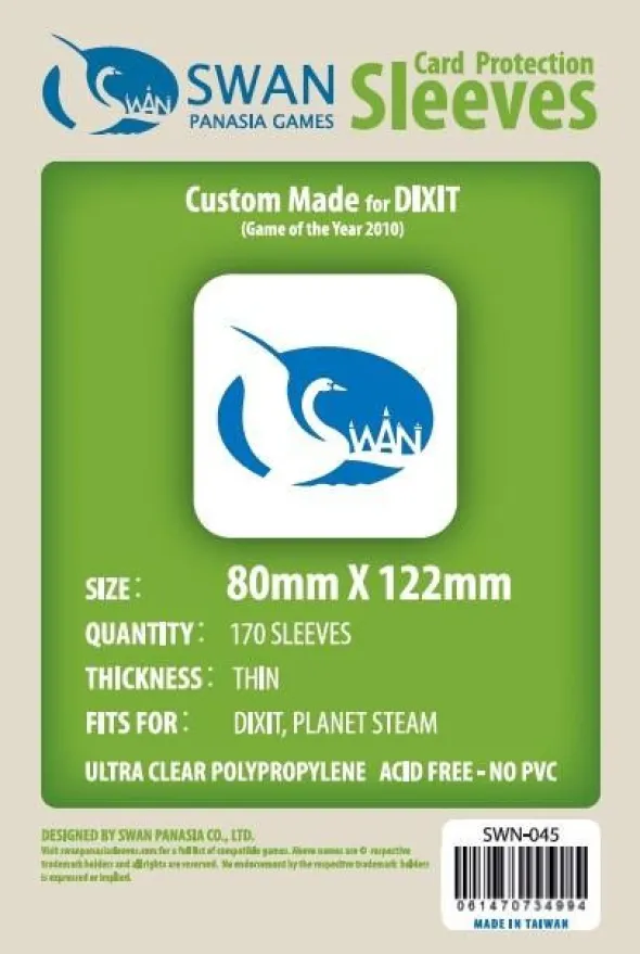 Swan Panasia - Card Sleeves Standard - 80x122mm - 170p