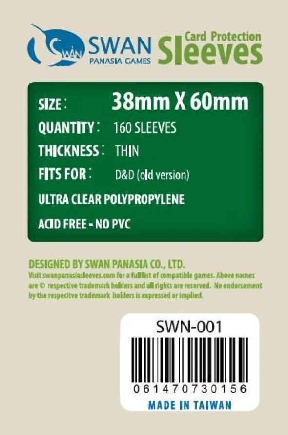 Swan Panasia - Card Sleeves Standard - 38x60mm - 160p