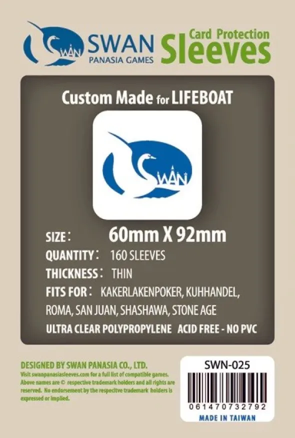 Swan Panasia - Card Sleeves Standard - 60x92mm - 160p