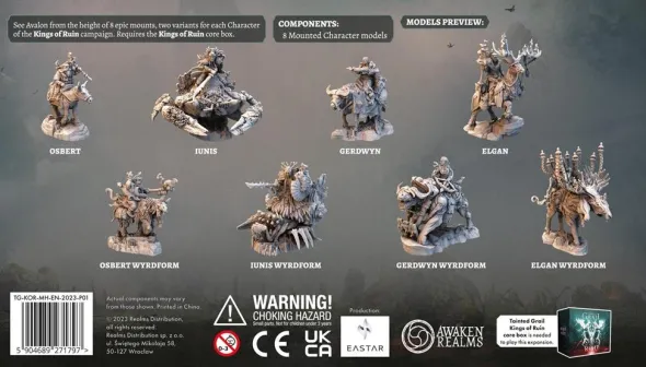 Tainted Grail - Kings of Ruin : Mounted Heroes