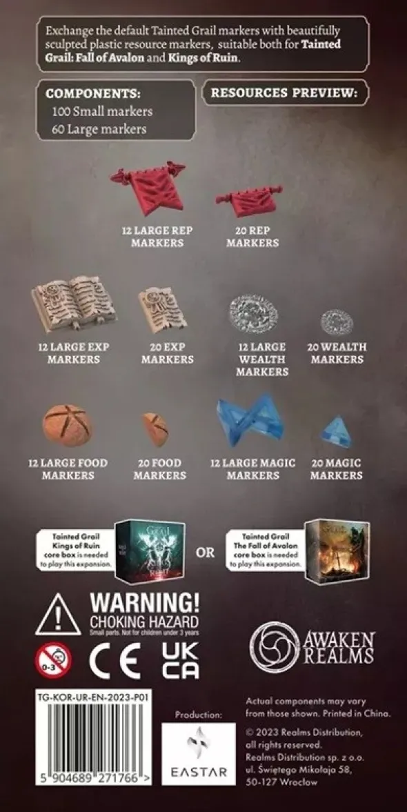 Tainted Grail - Rois de la Ruine: Upgraded Resources