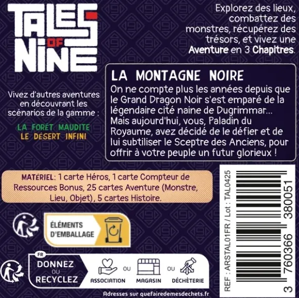 Tales of Nine 1 : La Montagne Noire