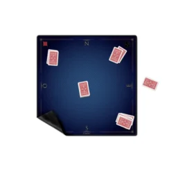 Tapis Cartes Prestige 60x60 : Bleu