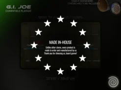 Tapis de jeu compatible avec G.I. JOE Deck-Building Game