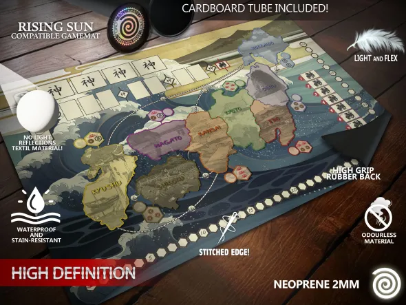 Tapis de jeu compatible avec Rising Sun