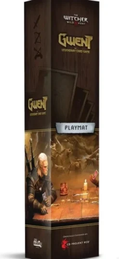 Tapis de Jeu Gwent : Le Jeu de Cartes Légendaire - Effet Bois